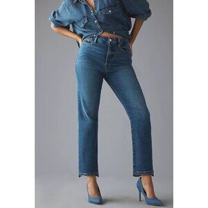 Good American Good Boy High-Rise Cropped Straight Jeans 24 Plus